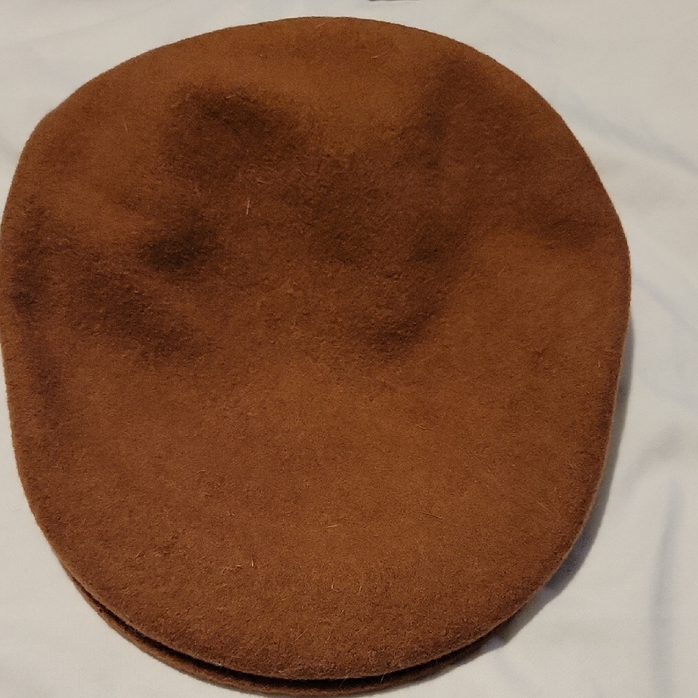 Kangol 504 Rich Brown 100% Wool Cap (X-Large)